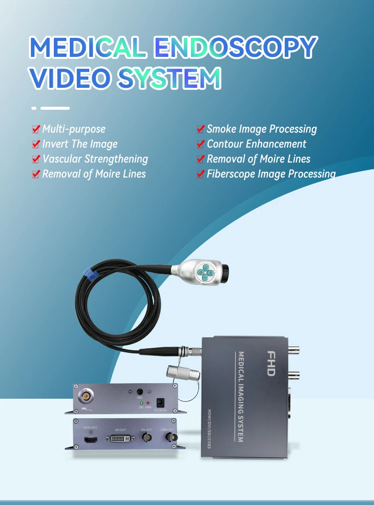 2025 hot sale Equipamento médico  endoscopia portátil Full HD Câmera  endoscopia ENT para clínica para endoscopia veterinári