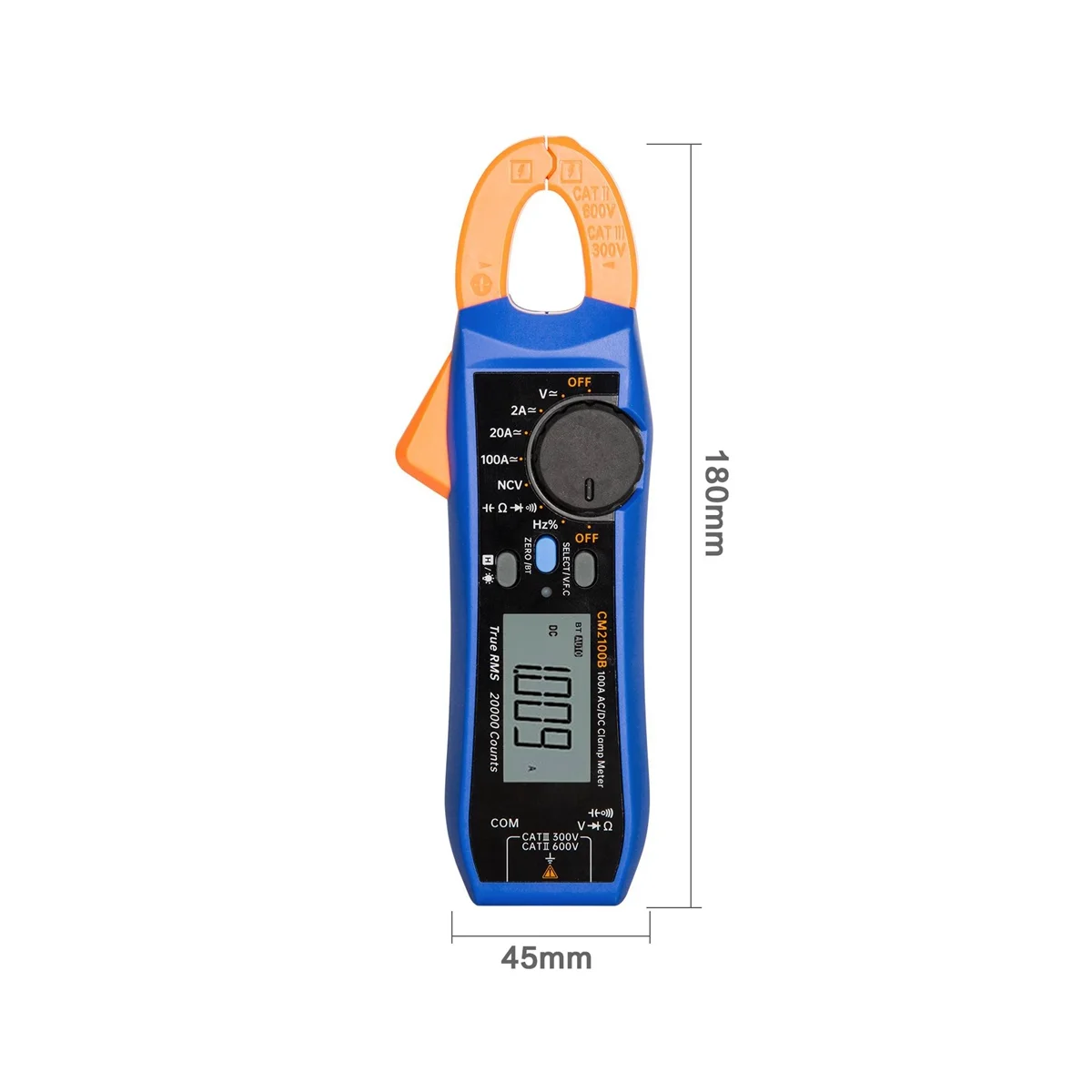 Owon cm2100b 600 zählt digitales Multimeter Mini-Bluetooth-Klemm messer 100a V AC/DC-Voltmeter Ampere meter hz ncv vfc Meter