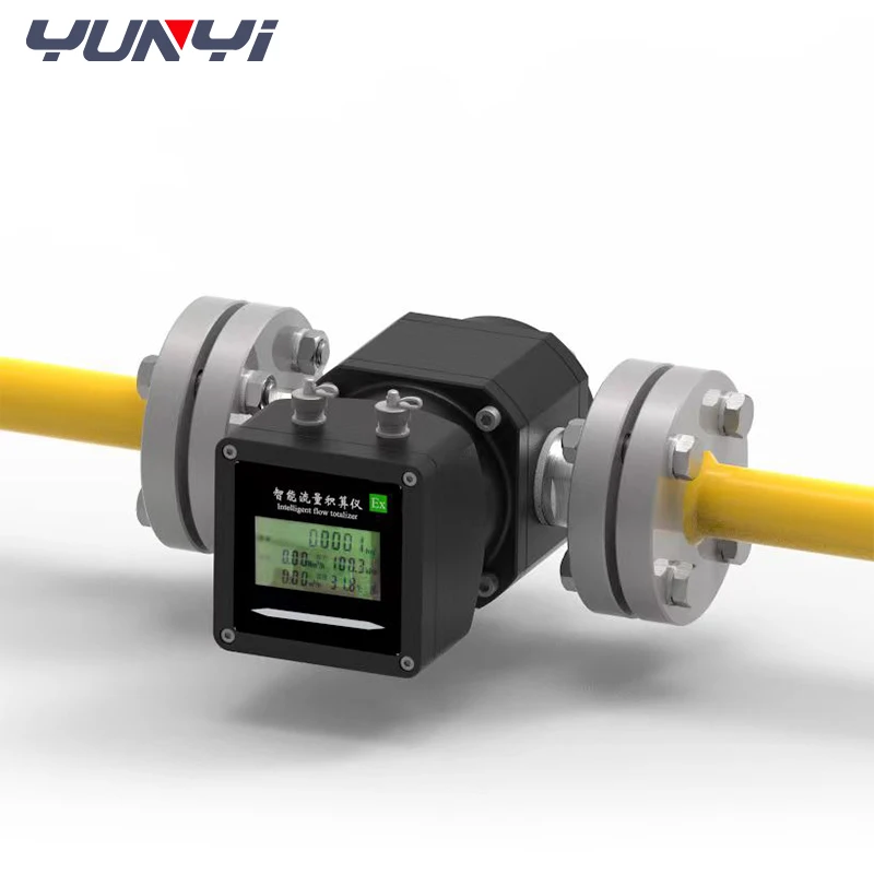 Yunyi Intelligent Repeatability Pipeline Inline Flow Meter Gas Waist Wheel Digital Lpg Root Flowmeter
