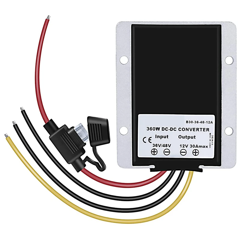 GOOD-30A 360 واط 12 فولت عربة جولف 48 فولت 36 فولت إلى 12 فولت محول الجهد المنظم محول جهد كهربي مقاوم للماء #5