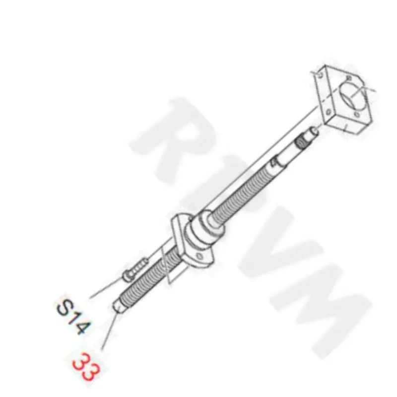 New and Original Roland MDX-650 MDX-540 SCREW,Z-AXIS MDX-650  -- 21495137