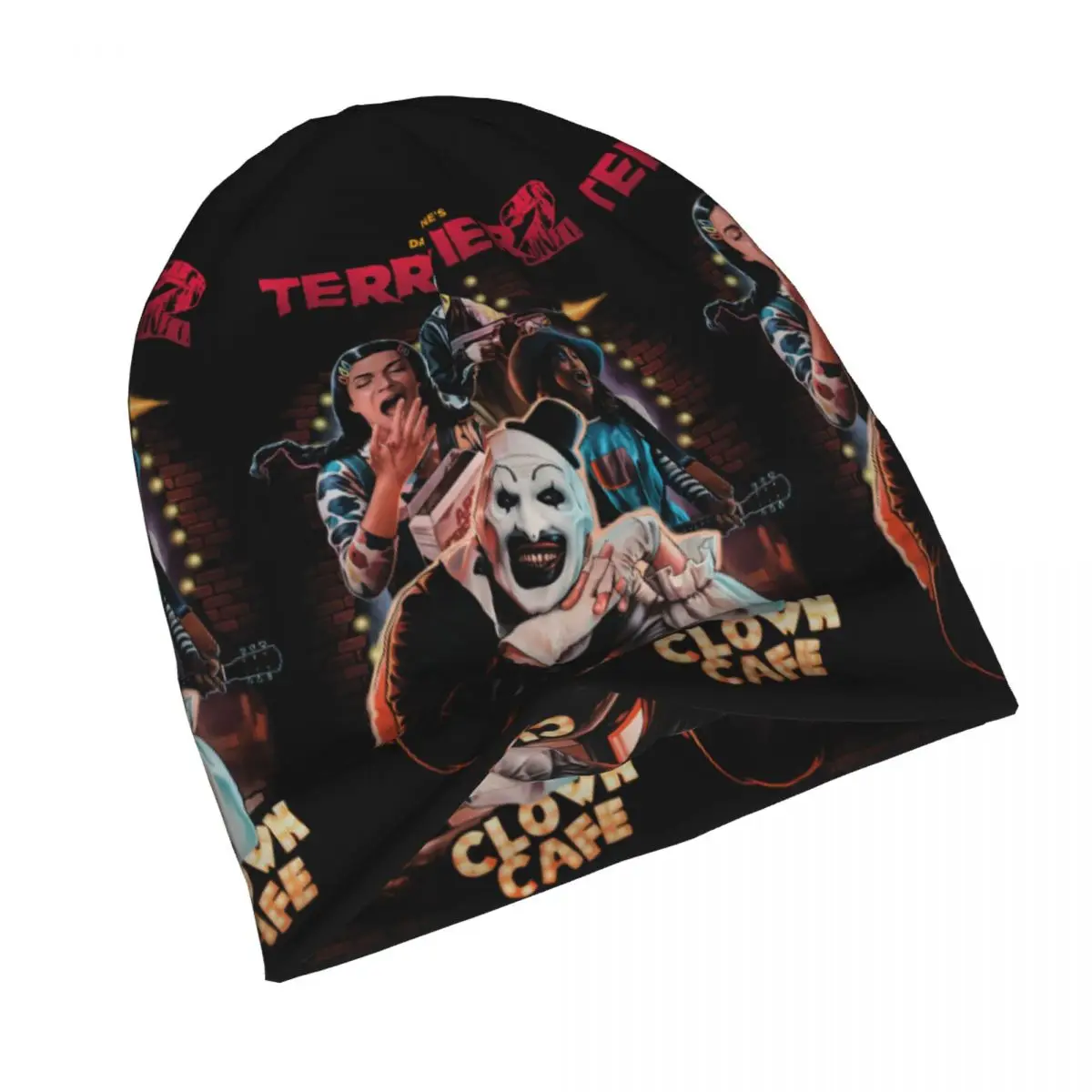 Terrifier Horror Movie Halloween Bonnet Hats Knit Hat Vintage Ski Art The Clown Skullies Beanies Men Women Spring Dual-use Caps