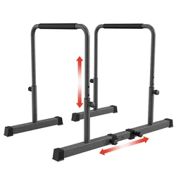 Adjustable Gym Horizontal Indoor Fitness Equipment Adjustable High Parallettes, Calisthenics, Dip Bar Gymnastics bar