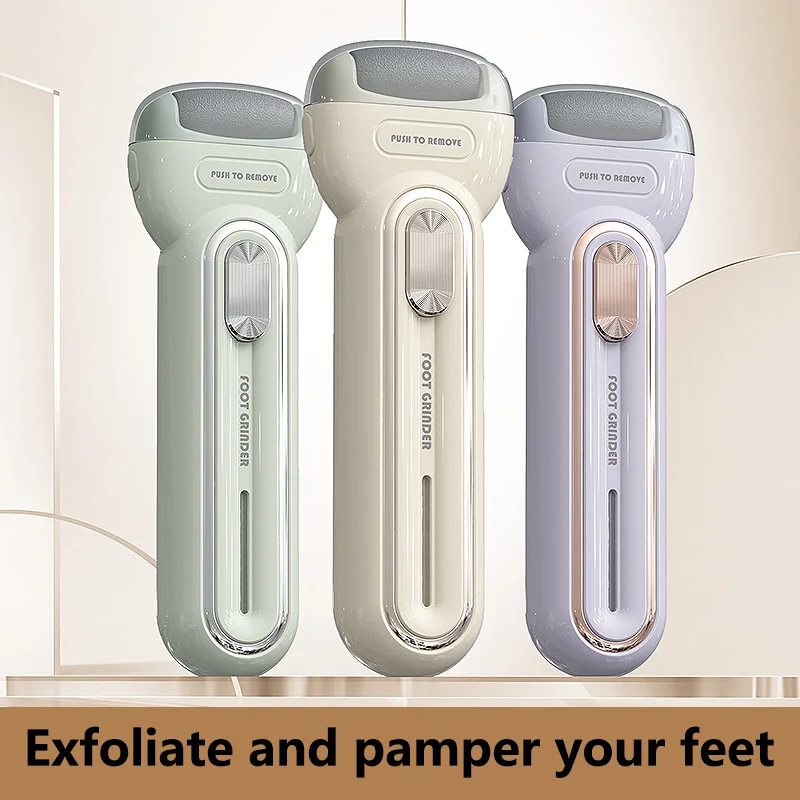 

USB электрическая пилка для ног для удаления омертвевшей кожи и мозолей, отшелушивающий инструмент для твердой потрескавшейся кожи, шлифовальный инструмент для гладкого ухода за ногами дома