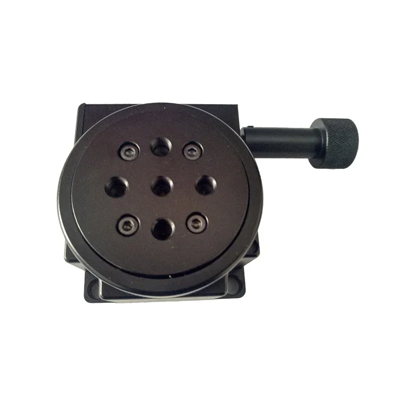 MRS-XS60 manual rotary table, large load-bearing index plate, can be installed with motor and worm gear, self-locking R axis