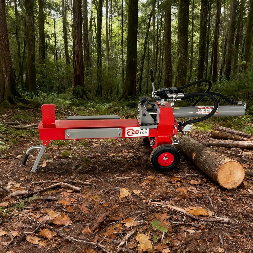 Best Sell Commercial Vertical Kinetic Hydraulic Wood Splitting Machine Big Wide Log Splitter for Sale