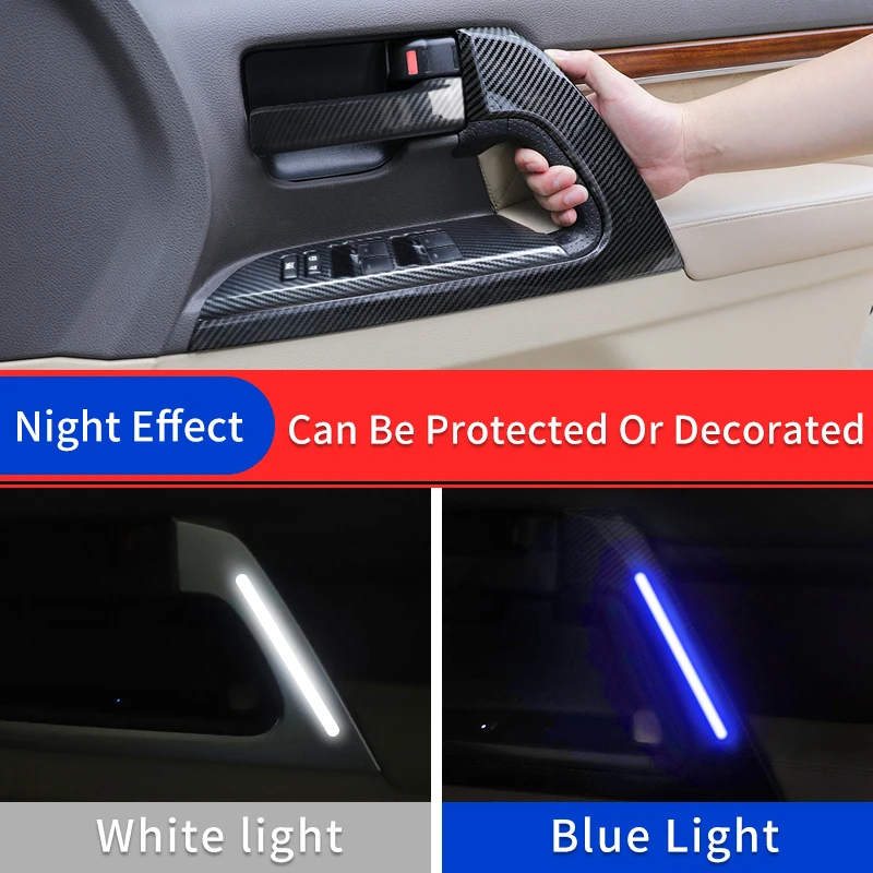 For Toyota Land Cruiser 200 LC200 2008-2021 2020 Car Door Led Handle Interior Modification Accessories Decoration Ambience Light