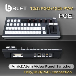 Atem controller black magic switchboard pannello di controllo livestream atem mini camera blackmagic vMix software video switcher