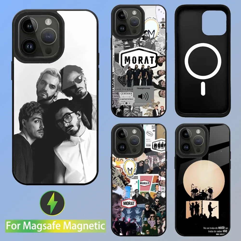 Band M-Morat  Phone Case For iPhone 16,15,14,13,12,11,Plus,Pro,Max Mini Magsafe Magnetic Wireless Charging