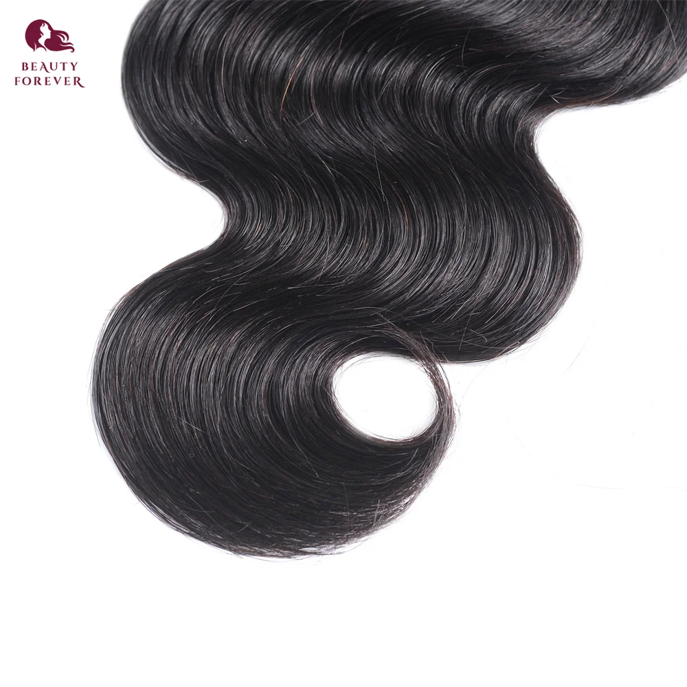 Beautyforever Brazilian Body Wave 4 Bundles Raw Human Hair Weaving Thick End Natural Color Unprocessed Human Hair Extensions