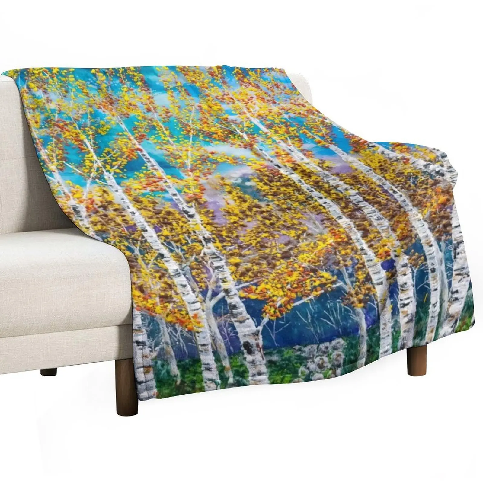 Aspens Throw Blanket Decorative Throw blankets ands Heavy Luxury Brand Blankets