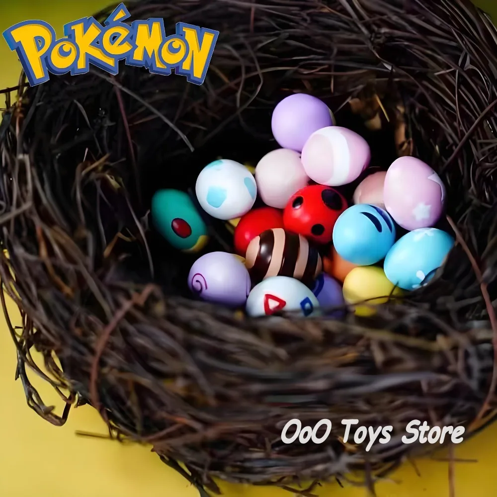 Figura de Anime Pokémon, Figuras de Acción Pokémon Tama, Juguetes de Colección de PVC para Regalos, 3 cm/1.18 pulgadas