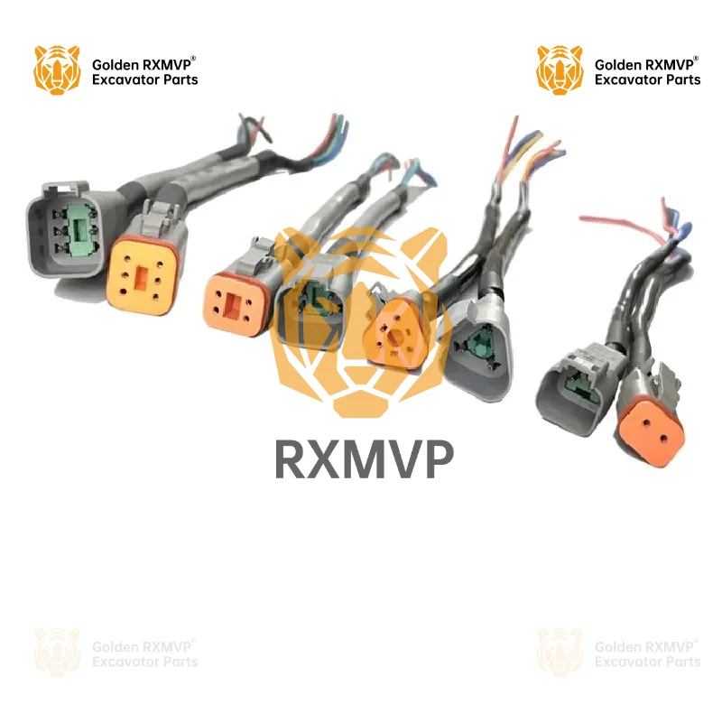 Rotating modification of electronic gripper, wood clip, wire harness controller, plug, arm, claw, joint, excavator accessories