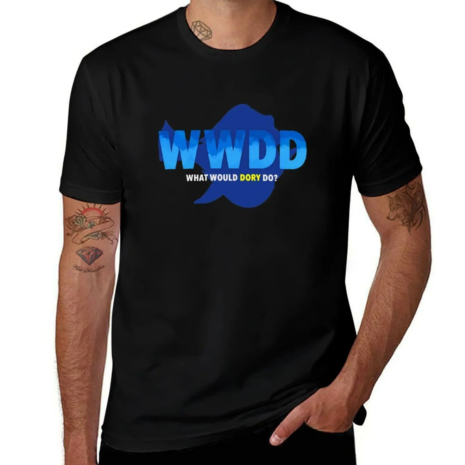 

WWDD (What Would Dory Do) T-Shirt Plus Size Short Sleeve T-Shirt