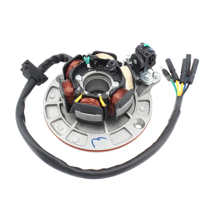 Motorcycle Ignition Magneto Stator Magneto Generator Coil 5 Wires 6 Coils For YINXIANG 150CC 160CC Engine ATVS Go Kart Scooters