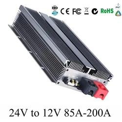 24 Volt to 12 Volt 24V to 12V 85A-300A Step Down Converter Voltage Regulator DC/DC Buck Transformer Power Supply CE Waterproof