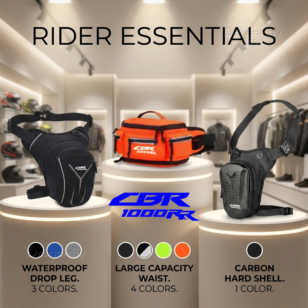 

For Honda CBR 1000RR CBR1000RR CBR 1000 RR 2004-2019 Motorcycle Leg Bag Waterproof Rider Waist Bag Cycling Bike Crossbody Bag
