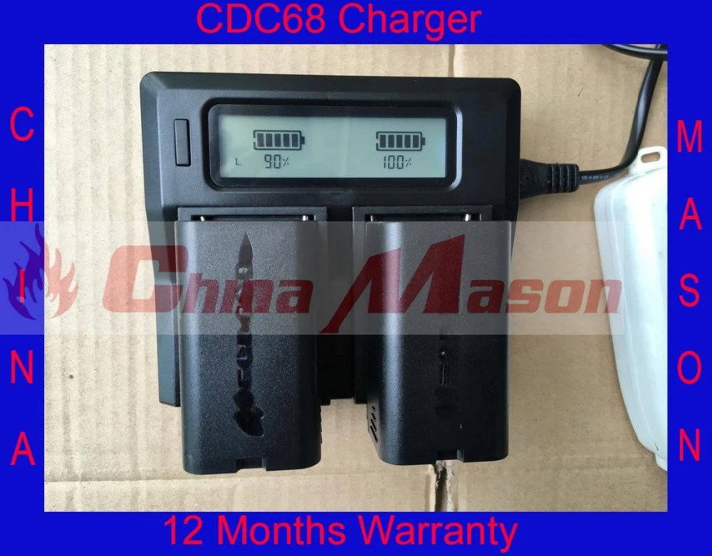 Dual Charger CDC68, CDC68D for BDC46, BDC58, BDC70 Battery, with LCD diaplay