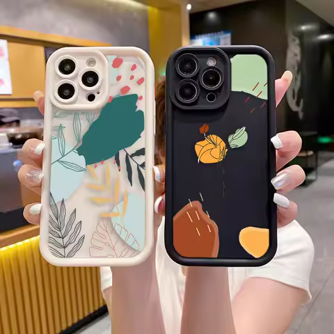 Abstract Plants Flower Color Phone Case For Infinix TECNO POP 8 CAMON 20 SPARK 10 20 SMART 5 6 7 8 HOT 10 20 PRO VIP 4G 5G Case