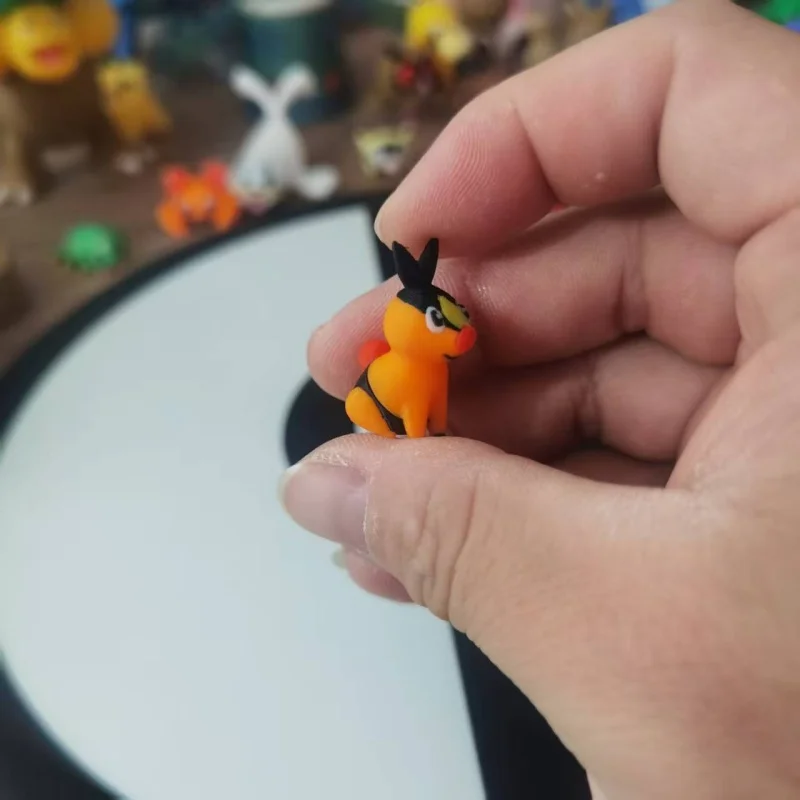 Anime Tepig Grotichon Emboar Figure Proportion World 1:20 Diy 3d Printing Cartoon Character Desktop Decoration Model Toy Gift