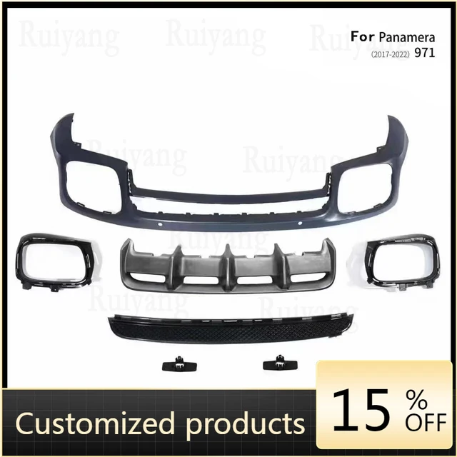 

Высокое качество и надежность. Подходит для 17-23 Panamera. Модернизированный комплект заднего бампера с лезвием SD.