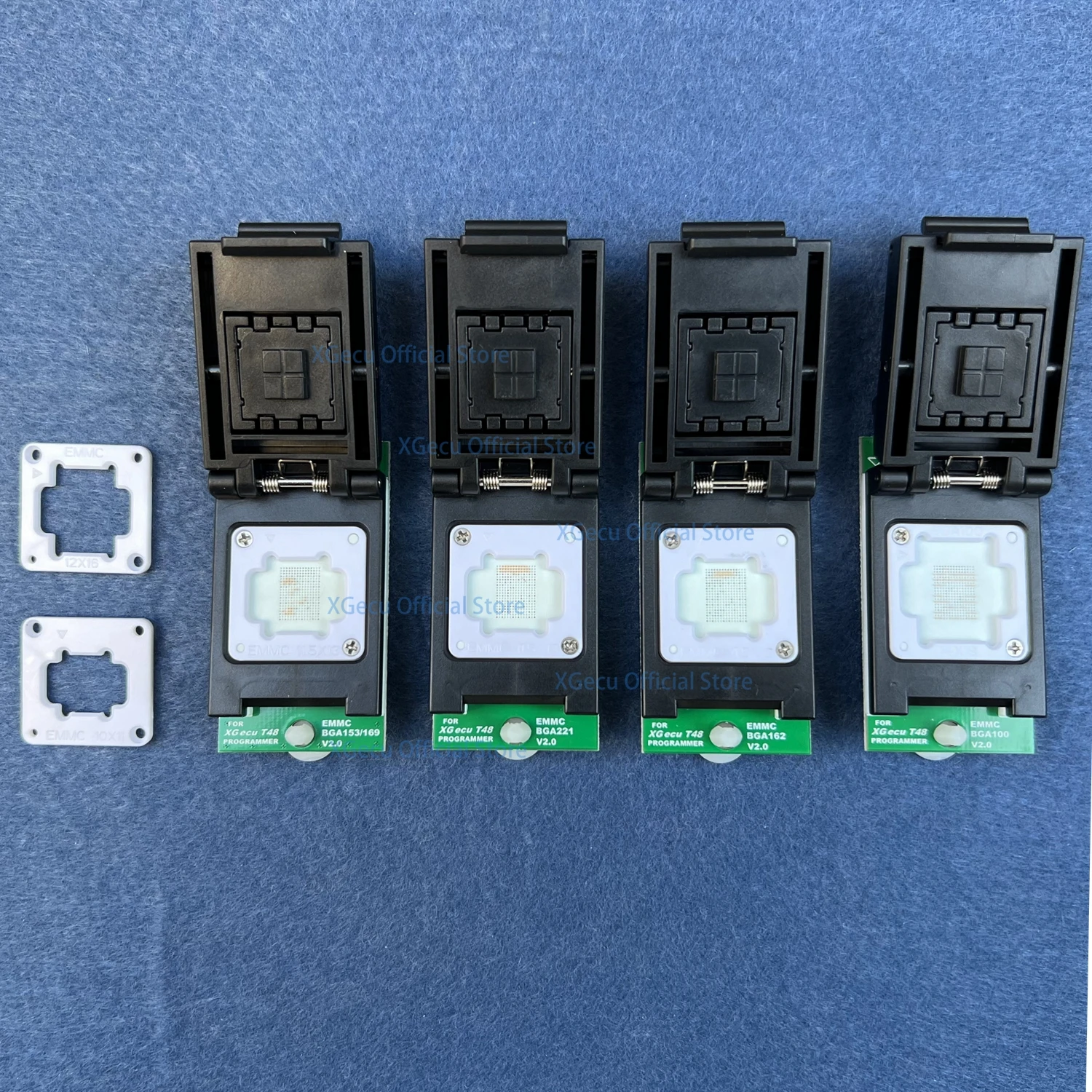 V2 Sonda z podwójną głowicą EMMC BGA Zestaw adaptera 5 w 1 / gniazdo IC dla programatora XGecu T48 Obsługa BGA153 / BGA169 BGA162 BGA221 BGA100