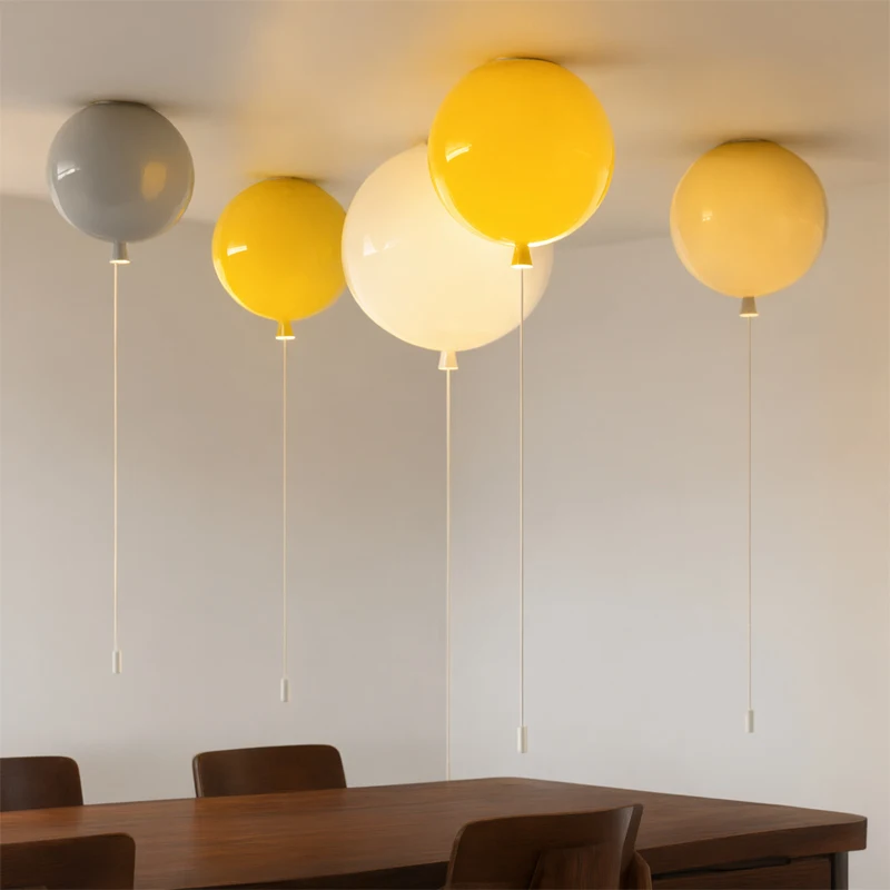 Colorful Balloon LED Ceiling Light D200mm - Kid's Bedroom Decorative Lamp for Living Room Kindergarten Bar - Household Lighting