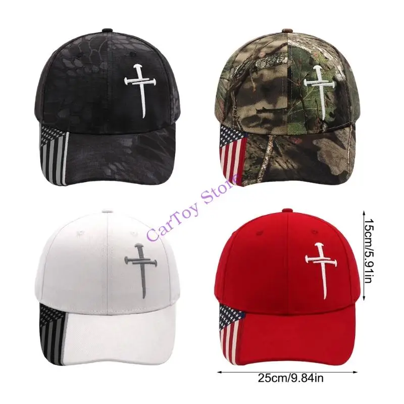 

Вышитая бейсбольная кепка хлопка крестоносца для предохранения от Солнца младенцев регулируемого