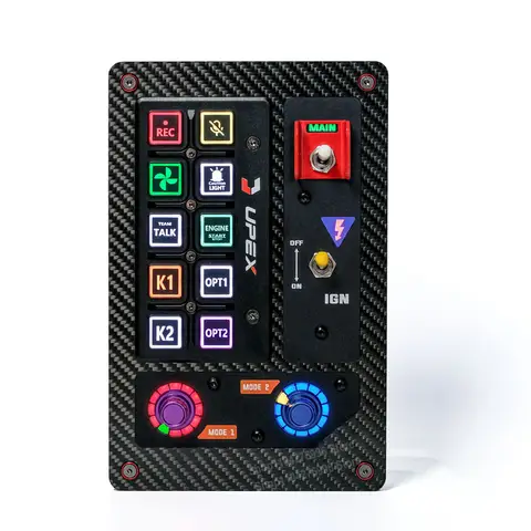 Simulation Racing Game Central Control Box PC USB Customize RGB Buttons For Fanatec Thrustmaster MOZA SIMAGIC Steering wheel