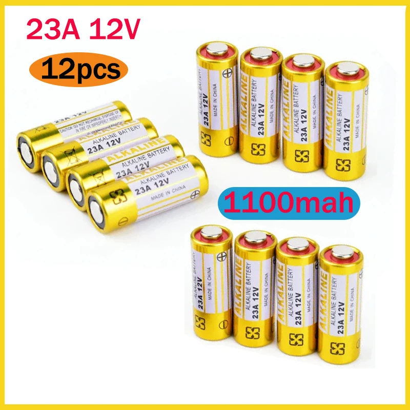 5PCS 12V 23A Battery Set 23GA A23S E23A EL12 MN21 V23GA GP23A LRV08 for Remote Control Doorbell Clock Home Alarm System