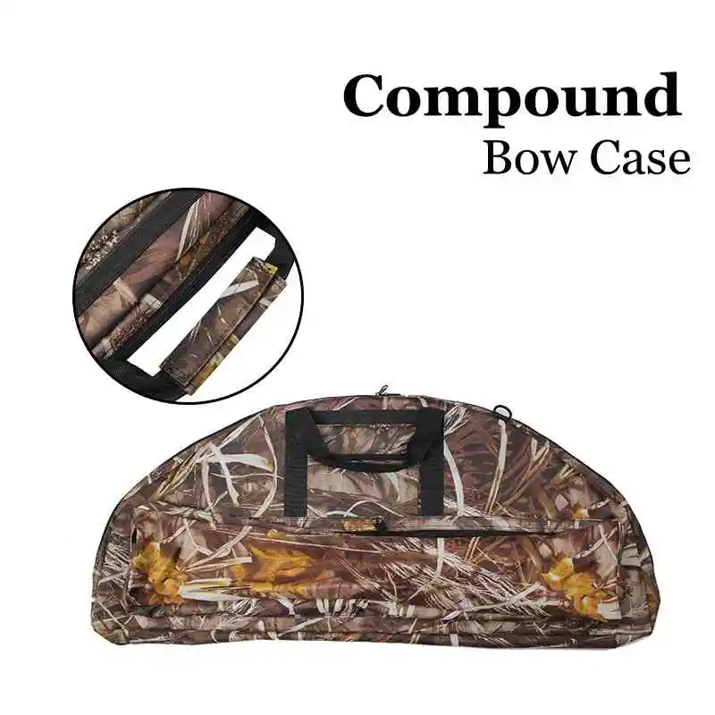 

Tactical Hunting Bag Compound Bow Case Soft Bow Padded Case Camo Light-Weight Bow Carry Bag with Arrow Pocket