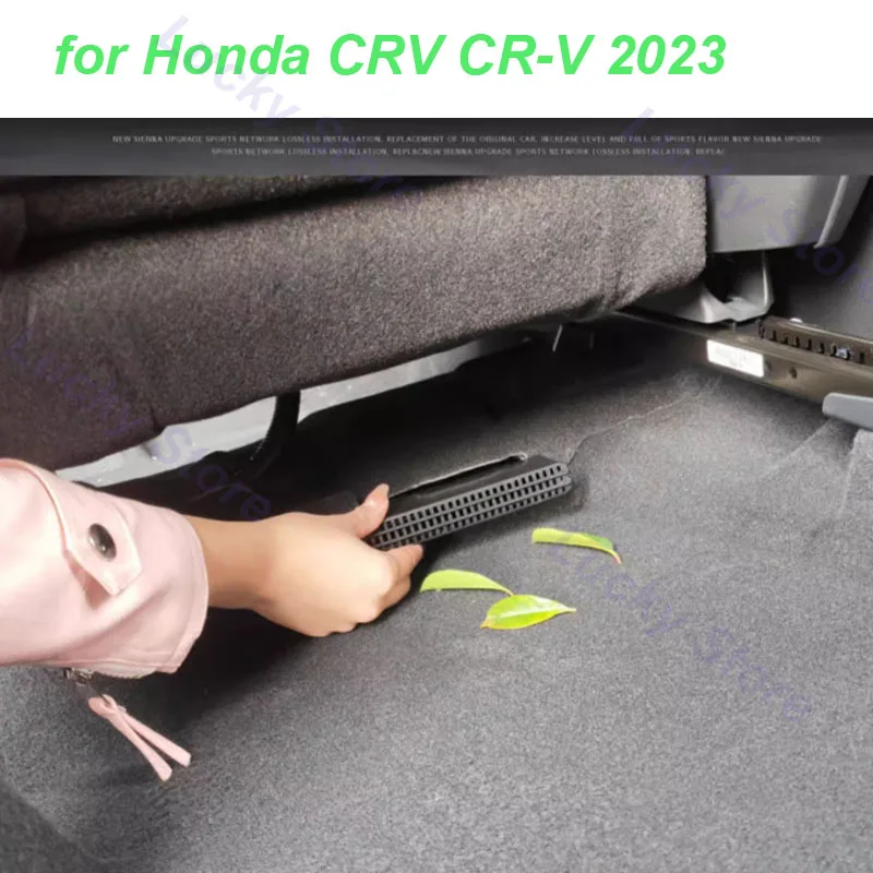 

Car Rear Row Under Seat Air Outlet Protective Cover for Honda CRV CR-V 2023 Frame Anti-blocking Interior Accessories