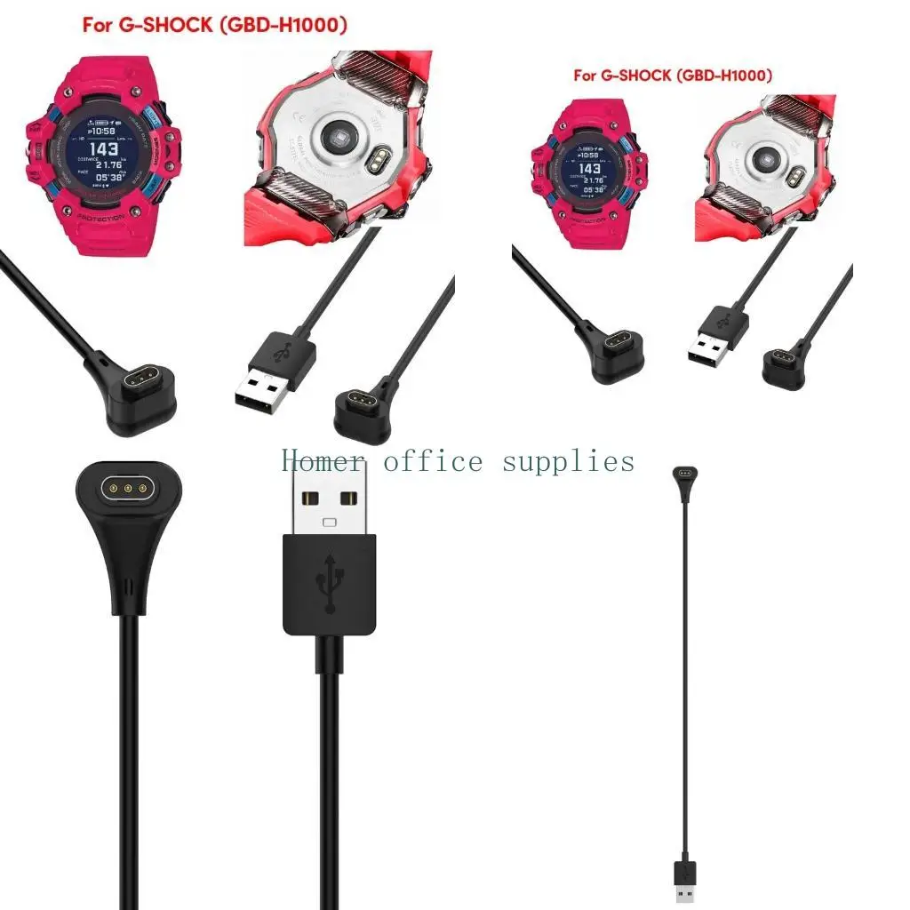 

K43B Кабель для зарядного устройства для часов USB-кабель питания для часов SHOCK GBD-H1000 Прочный шнур