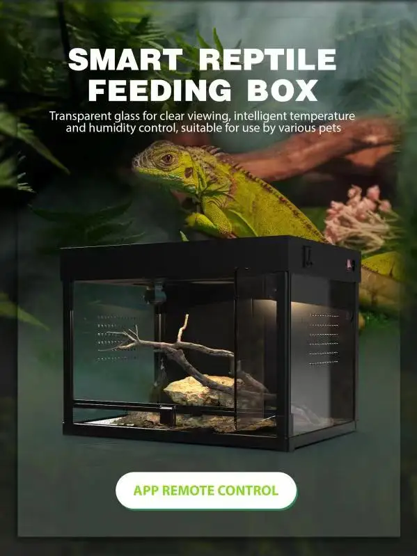 Garden Customized Reptile Terrarium Screen Cage With Constant Temperature And Humidity Sensor