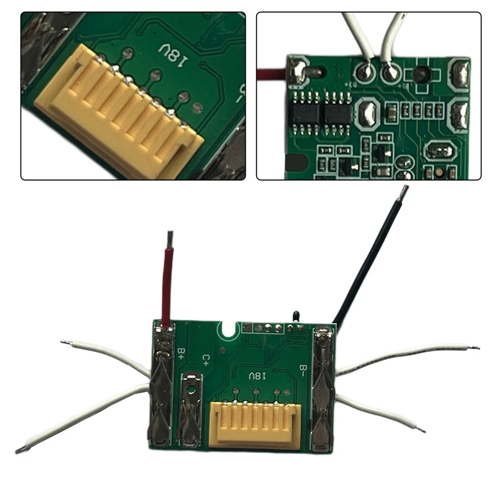 For BL1830 BL1840 Li-ion Battery PCB Protection Circuit Board For 18V Power Tool 4.6x3.3cm  Overheat , Overvoltage , Undervoltag