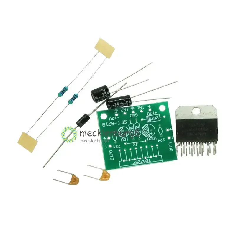 Diy Kit TDA7297 Amplifier Board Module 12V DC Excellent Grade 2.0 Dual Audio Encoding Electronic Output 10-30W