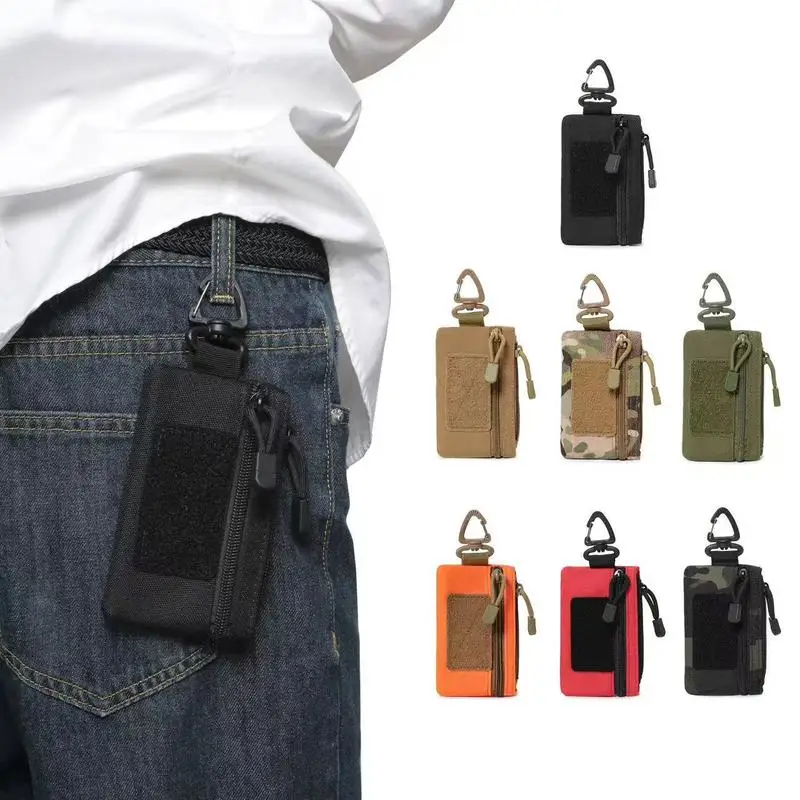 Portable Zipper Waist Bag Outdoor Hiking Walking Daily Casual Waist Pouch For Coin Key Sundries Multi-purpose Storage Pack Gift