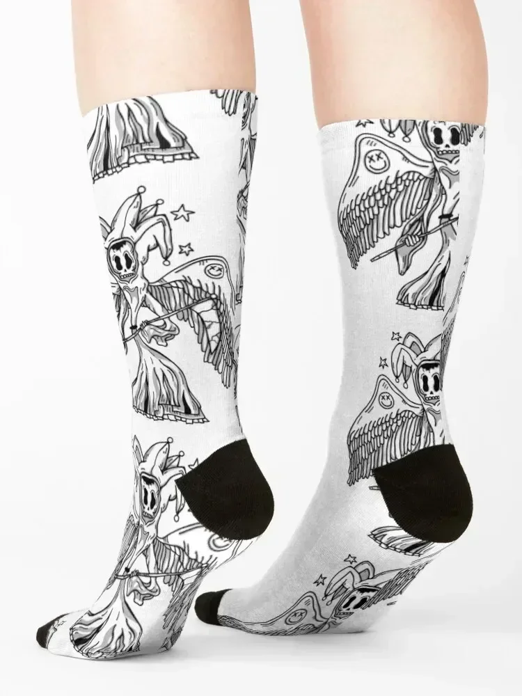 جوارب Death Fool هدية عيد الميلاد للرجال، جوارب رائعة للرجال والنساء