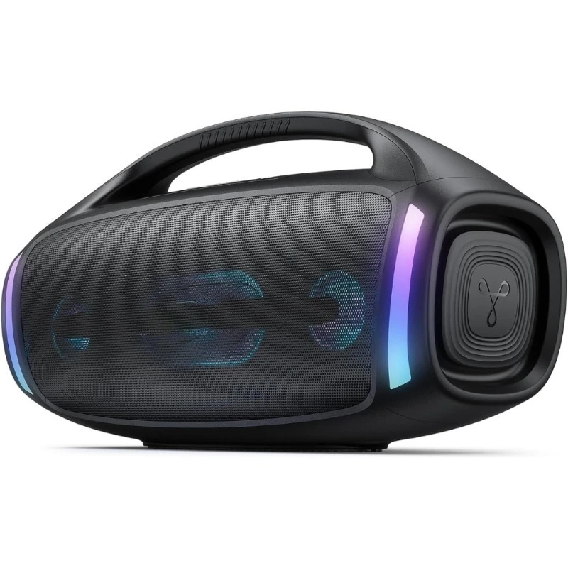 200W Portable Bluetooth Speaker with Subwoofer XBass LED Light Bluetooth 5.4 IP67 Waterproof Custom EQ 30H Playtime TWS