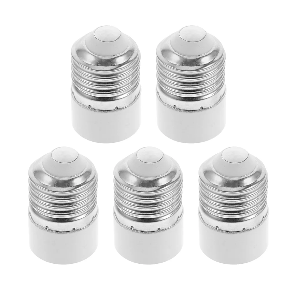 

5pcs E27 To Mr16 Lamp Holder Converter Bulb Socket Adapter For Lighting Fixtures Compact Heat Dissipation Long Lifespan Light