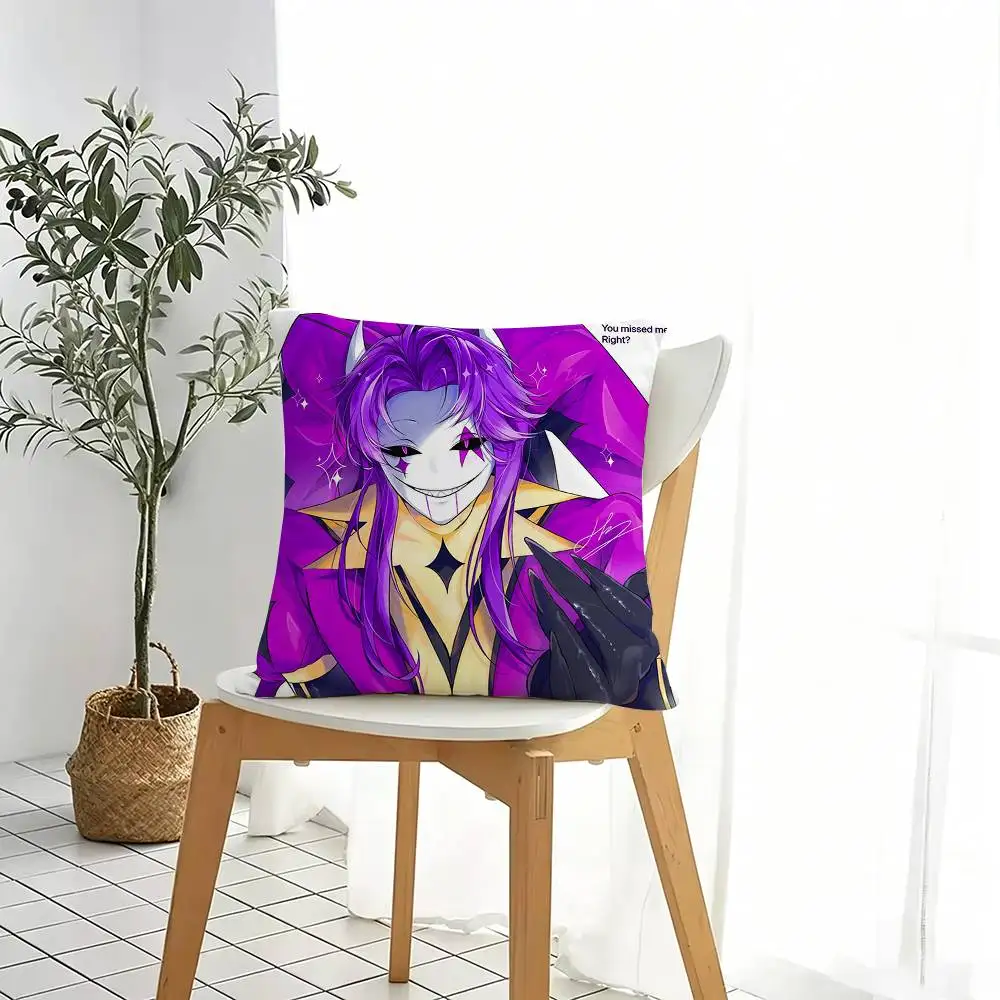 The F-Freak Circus Jester  Pillow Case Square Double-Sided Sofa Cushion Cover Bedroom Bedside Pillow Gift