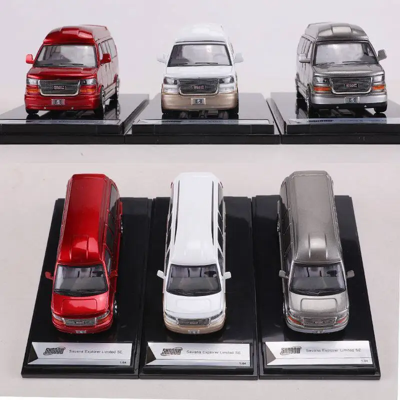 Diecast SHADOW 1:64 Scale GMC Van MPV Alloy Car Model