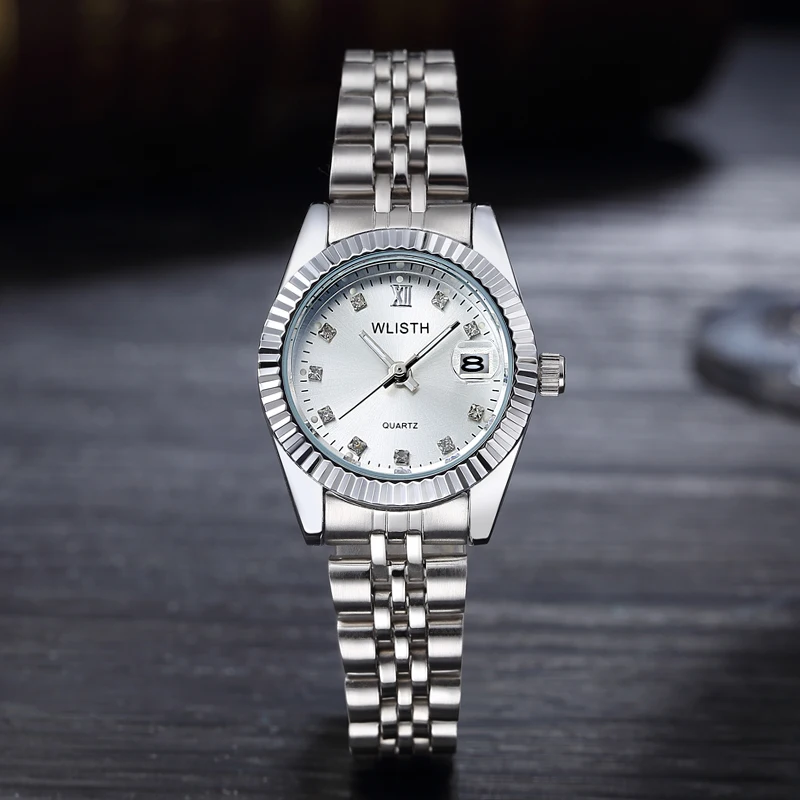 Reloj Mujer 2022 Jam Tangan Quartz Fashion Wanita Wlisth Top Merek Mewah Terkenal Wanita Jam Kalender Relogio Feminino Hodinky