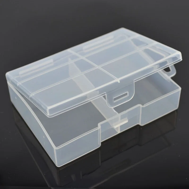 AAA Size Cell Battery Box Batteries Holder Plastic Case for AAA Battery Organizer Holder Transparent Box for 24pcs AAA Battery