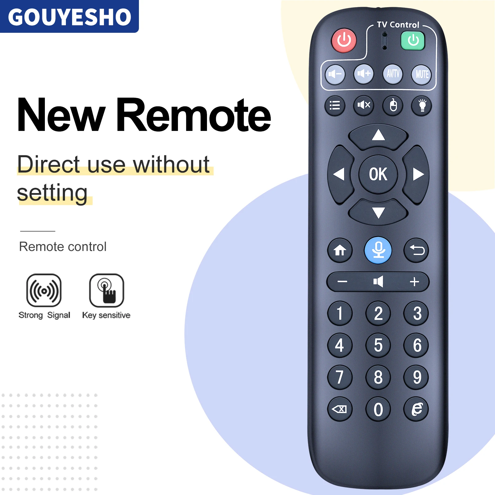 New VOICE BLUETOOTH Remote Control DZ8032-008 For EVPAD EVAI BLE 5S 5P 3S 3 3MY MAX 2S 2S+ PRO PRO+ PLUS Set-top Box