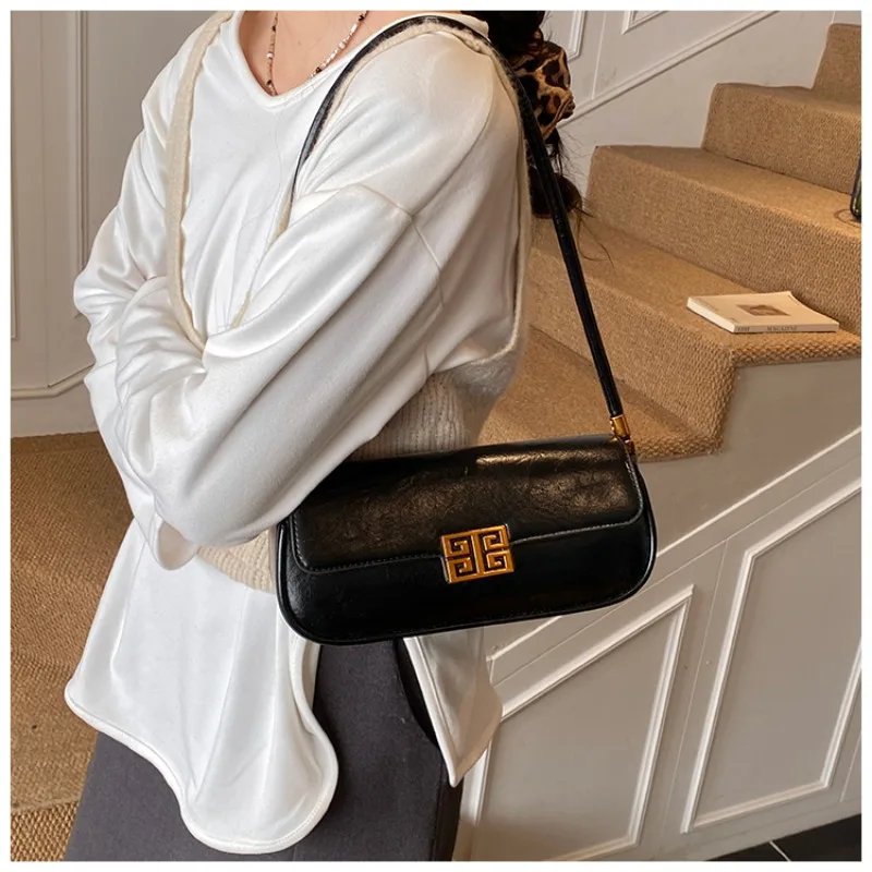 

2025 Latest Luxury Minimalist Retro Satchel Bag Refined Stitching Detail Women Day Outing Companion with Serene Elegance