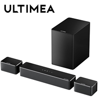 ULTIMEA Poseidon D50 5.1 Surround Soundbar with Wireless Subwoofer & Rear Speakers,Home Theater 3D Sound System with APP Control