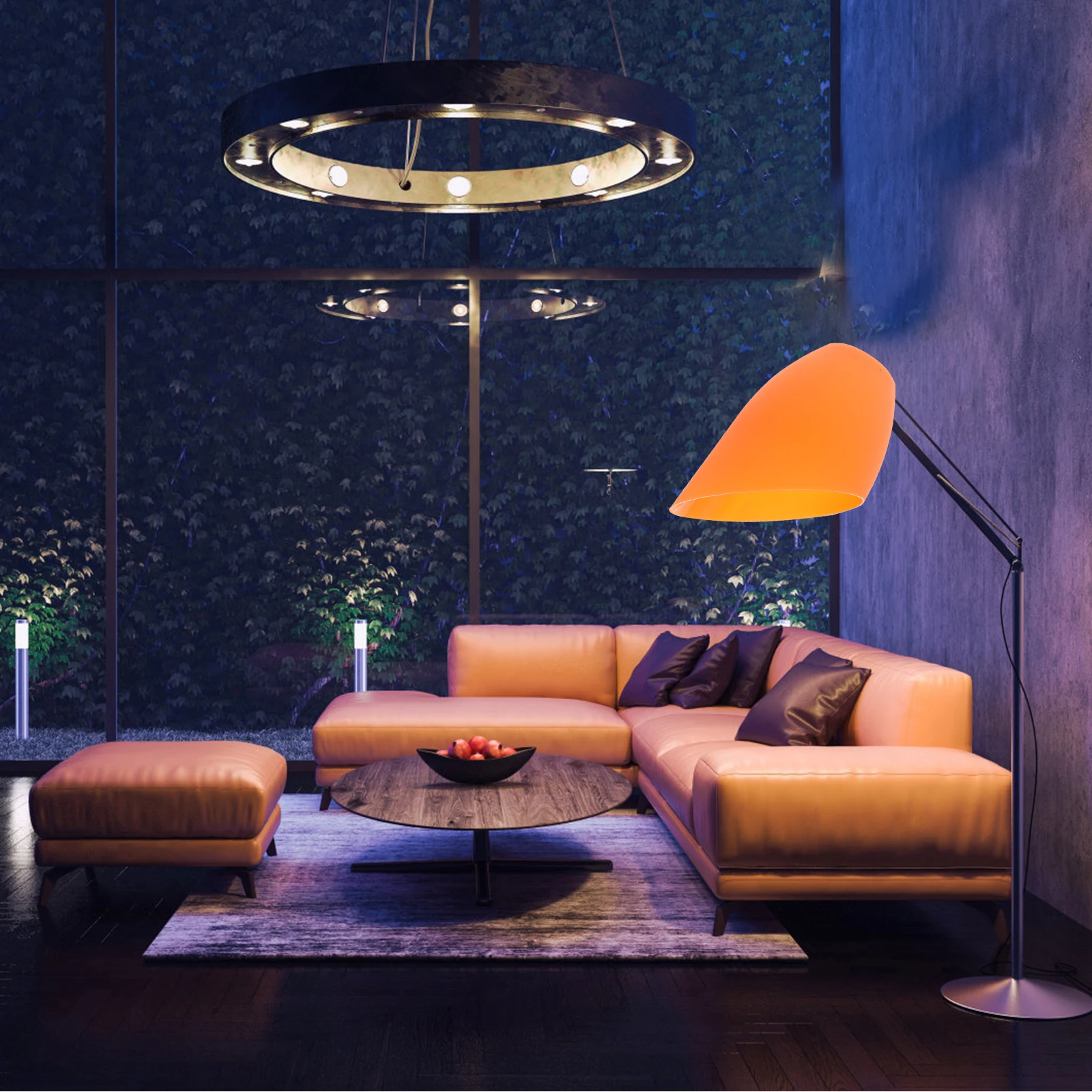 

5Pcs Horseshoe Plastic Lampshade Colorful Replacement Lamp Cover Decorative Light Shade for Bedroom Living Room Table Floor