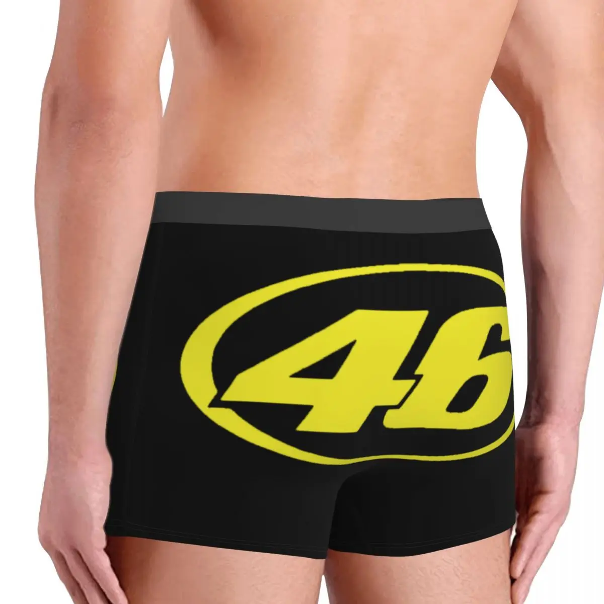 Rossi 46 Underwear Male Printed Custom Boxer Briefs Shorts Panties Breathable Underpants