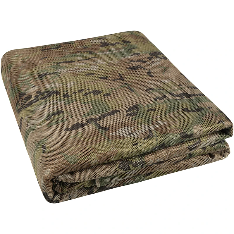 Camouflage Net 300D 6 color See Through Camo Netting Blinds Great for Sunshade Camping Shooting Hunting for vehicles sun outdoor